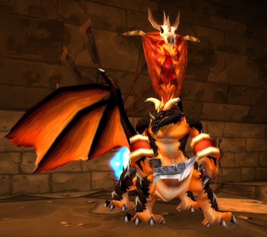 General Drakkisath, the final boss of Upper Blackrock Spire