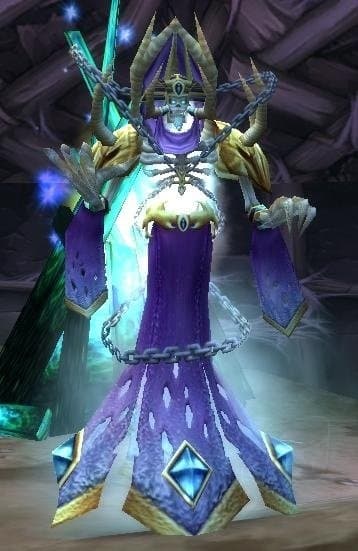 Amnennar the Coldbringer, the final boss of Razorfen Downs